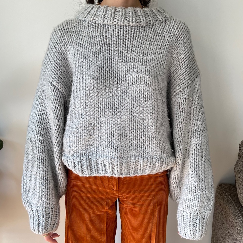 Grey Chunky Sweater